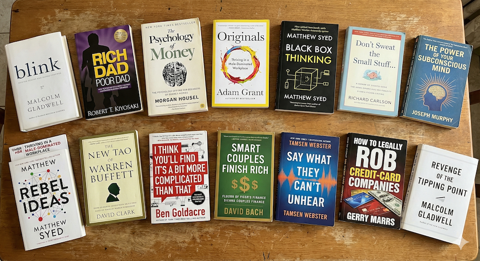 Collage of book covers